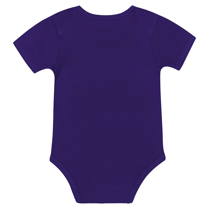 Newborn & Infant LSU Tigers Dynamic Duo Bodysuit, Bib Cuffed Knit Hat Set