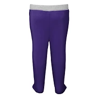 Ensemble chapeau et pantalon pour nouveau-né nourrisson LSU Tigers Dream Team à manches longues raglan violet/blanc