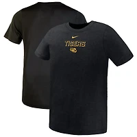 T-shirt Nike noir LSU Tigers Legend Performance pour enfant d'âge préscolaire