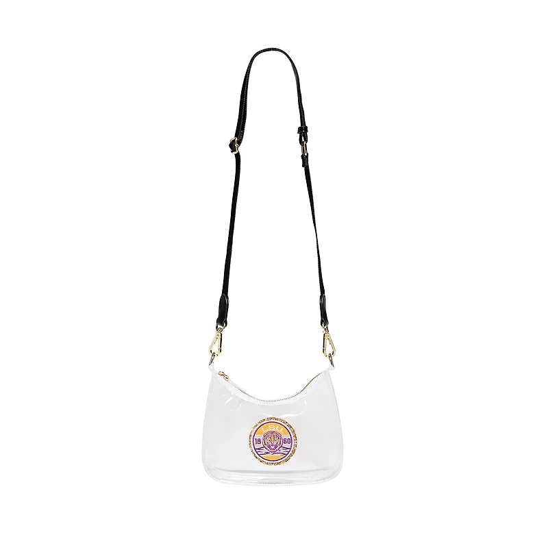 Stoney Clover Lane LSU Tigers Clear Curved Crossbody