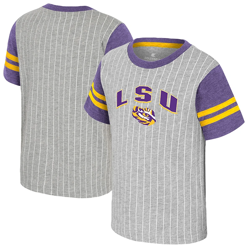T-shirt Airball gris chiné Colosseum pour tout-petits des LSU Tigers
