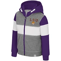 Toddler Colosseum  Heather Gray LSU Tigers Bert Full-Zip Hoodie