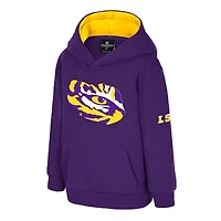 Toddler Colosseum  Purple LSU Tigers Big Logo Volume Fleece Pullover Hoodie