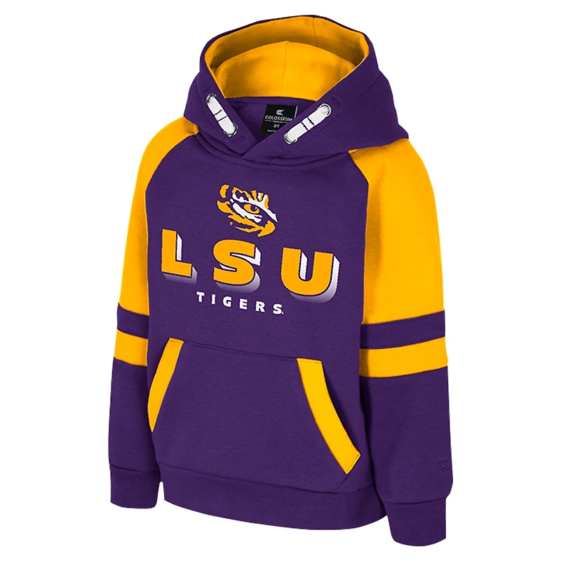 Sweat à capuche violet LSU Tigers pour tout-petit Colosseum