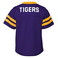 Toddler Outerstuff Purple/Gold LSU Tigers Red Zone Two-Piece V-Neck Top and Pants Set