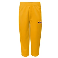 Toddler Outerstuff Purple/Gold LSU Tigers Red Zone Two-Piece V-Neck Top and Pants Set