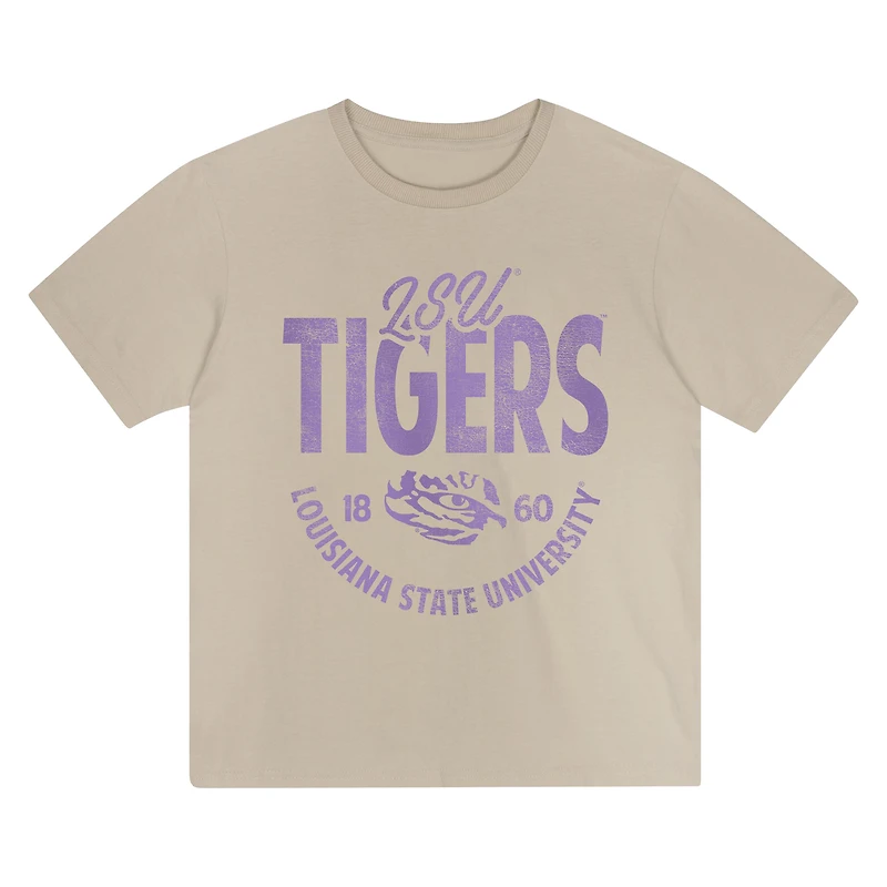 Toddler Tan LSU Tigers News Flash T-Shirt