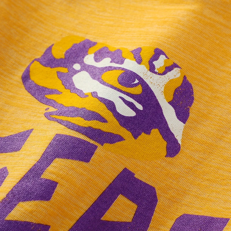 Ensemble t-shirt et short Cloudy Yarn pour tout-petits Wes & Willy LSU Tigers