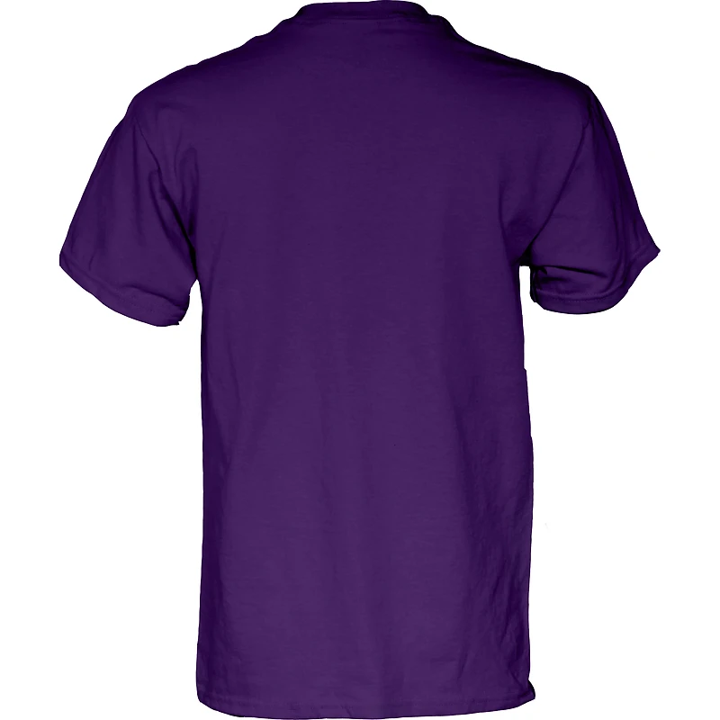 Unisex Blue 84 Purple LSU Tigers The Real Death Valley T-Shirt