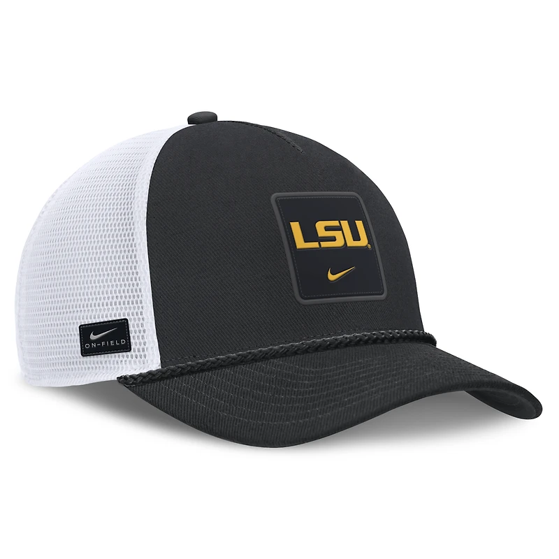 Casquette trucker unisexe Nike violette LSU Tigers 2026 On-Field Gameday Rope, ajustable