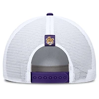 Casquette trucker unisexe Nike grise LSU Tigers 2026 Basketball Refresh 5 panneaux
