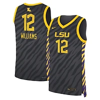 Maillot de basketball réplique unisexe Nike Mikaylah Williams anthracite LSU Tigers