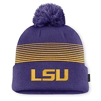 Unisex Nike Purple LSU Tigers 2026 On-Field Cuffed Knit Hat with Pom