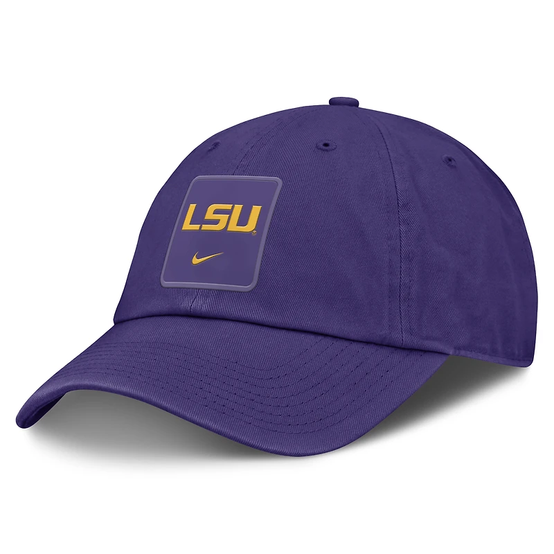 Casquette unisexe Nike violette LSU Tigers 2026 Sideline Club ajustable
