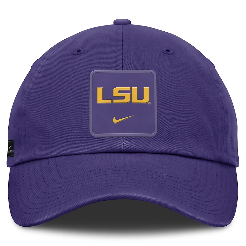Casquette unisexe Nike violette LSU Tigers 2026 Sideline Club ajustable