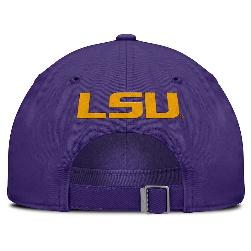 Unisex Nike Purple LSU Tigers Primetime Chant Club Adjustable Hat