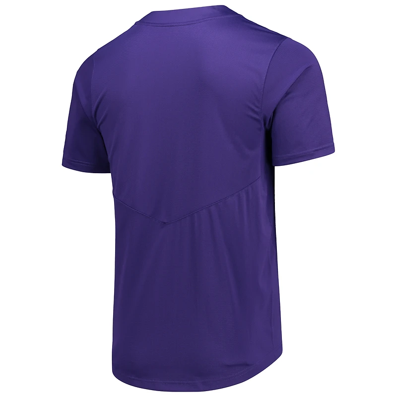 Unisex Nike Purple LSU Tigers Two-Button Replica Softball Jersey