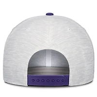 Casquette unisexe Nike blanche/violette LSU Tigers Primetime Rise ajustable