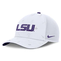 Unisex Nike  White LSU Tigers Country Club Golfin' Rise Trucker Adjustable Hat