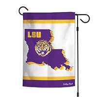 Drapeau de jardin double face WinCraft LSU Tigers 12'' x 18'' College Vault