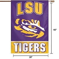WinCraft LSU Tigers 71,1 x 101,6 cm Drapeau maison œil de tigre