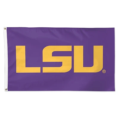 WinCraft LSU Tigers 3' x 5' Single-Sided Deluxe Primary Team Logo Flag