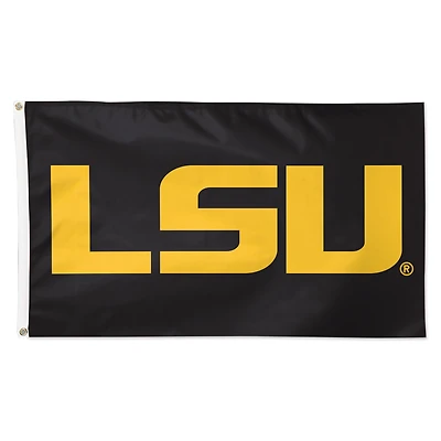 Drapeau de luxe vibrant WinCraft LSU Tigers 3' x 5' à une face