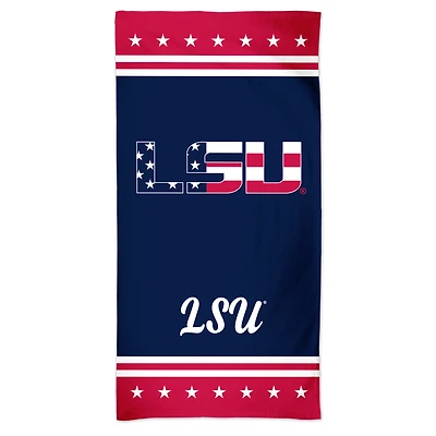 WinCraft LSU Tigers 60'' x 30'' Patriotic Spectra Beach Towel