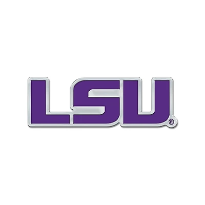 WinCraft LSU Tigers Colored Chrome Auto Emblem
