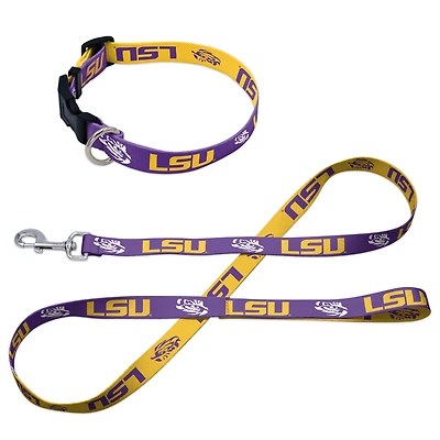 WinCraft LSU Tigers Pet Leash and Collar Set