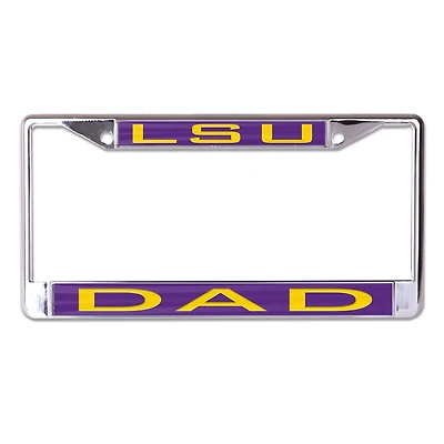 WinCraft LSU Tigers S/L Dad License Plate Frame