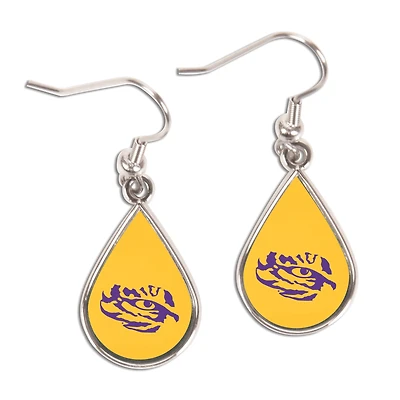 Boucles d'oreilles WinCraft LSU Tigers Tear Drop