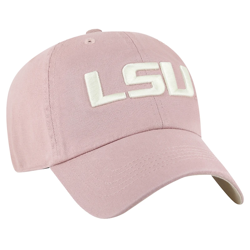 Women's '47 Light Pink LSU Tigers Dusty Miata Clean Up Adjustable Hat