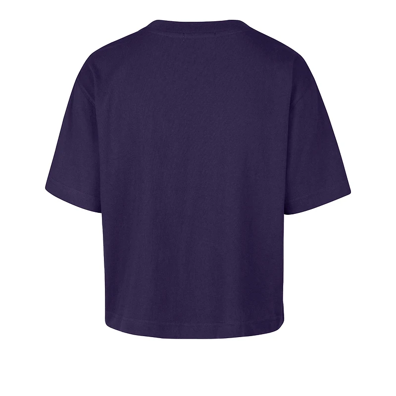 T-shirt court décontracté violet LSU Tigers « Outreach City » pour femme, modèle 47