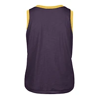 Women's '47 Purple LSU Tigers Premier Ringer Tank Top