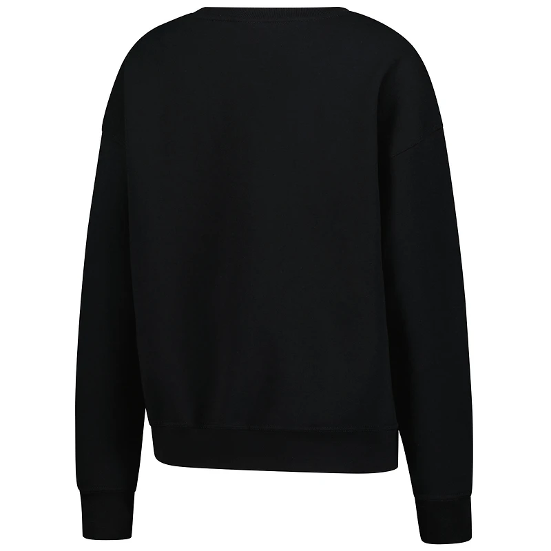 Sweat-shirt Powerblend noir Champion LSU Tigers pour femme