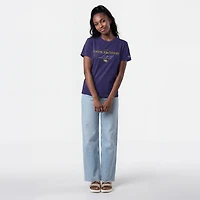 Women's Champion  Purple LSU Tigers Lifestyle T-Shirt