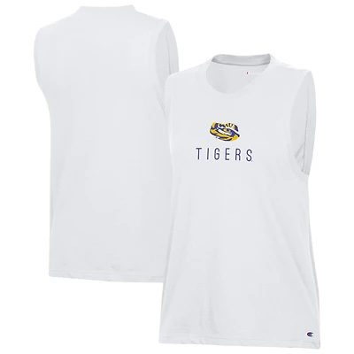 Débardeur blanc Champion LSU Tigers Lifestyle pour femmes