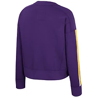 Sweat-shirt Honeymoon violet Colosseum pour femme des LSU Tigers