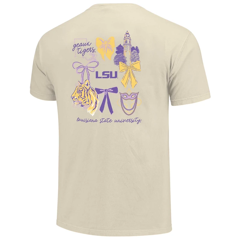 T-shirt Coquette LSU Tigers pour femme, couleurs naturelles et confortables