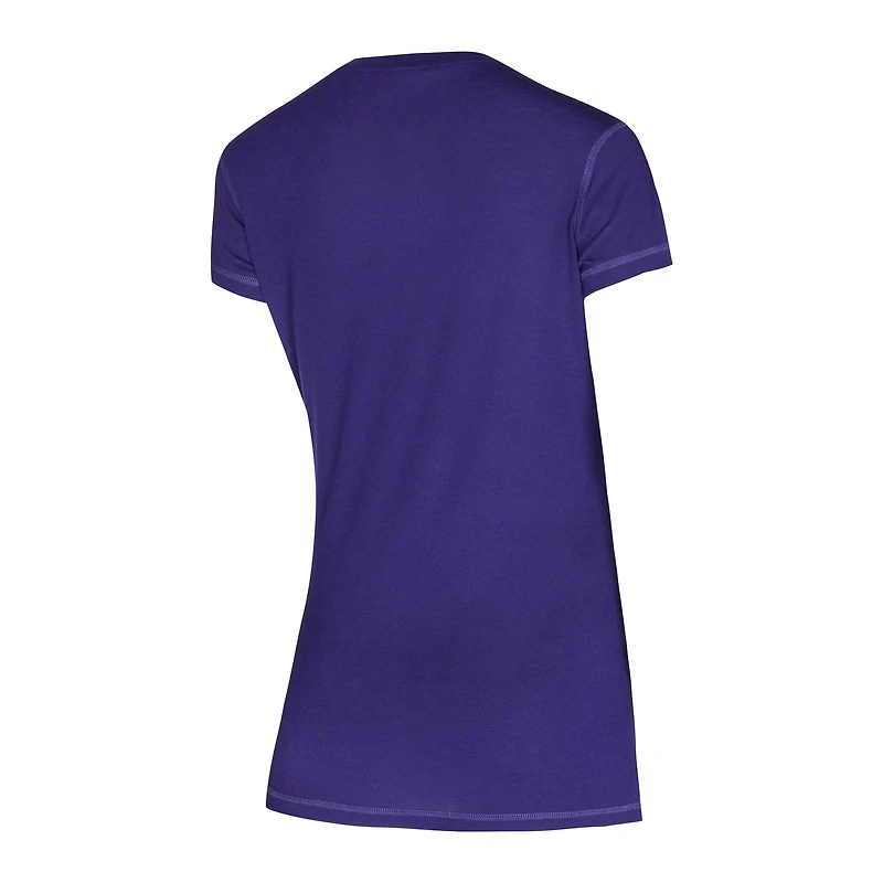 Ensemble de nuit Concepts Sport Purple LSU Tigers Vector pour femme, haut et pantalon en flanelle