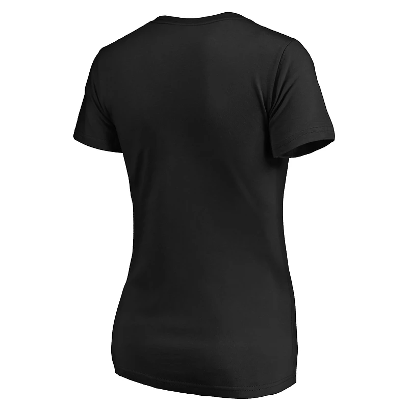 Women's Fanatics Black LSU Tigers 2019 SEC Football Champions V-Neck T-Shirt