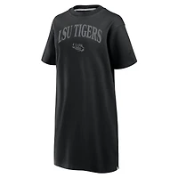 Women's Fanatics  Black LSU Tigers Elements Go Tri-Blend T-Shirt Dress
