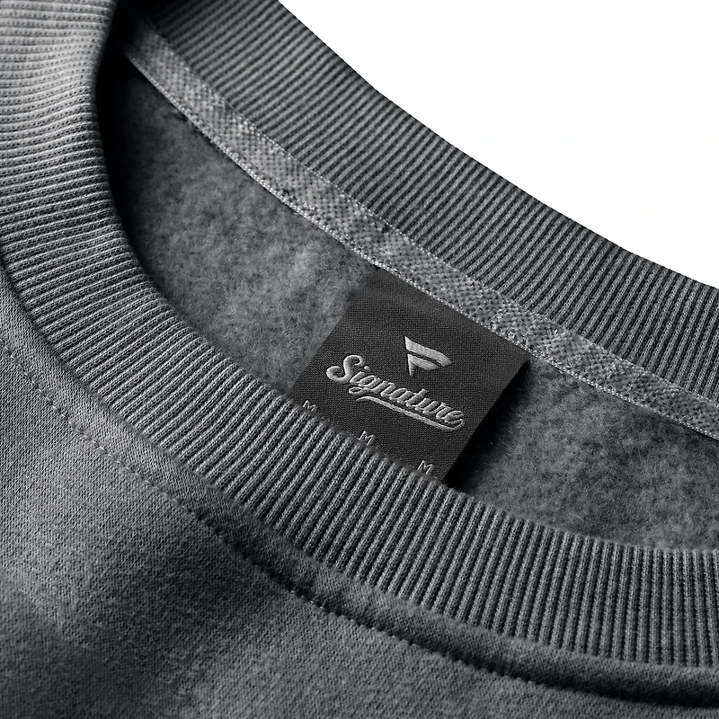 Women's Fanatics Black LSU Tigers Supersoft Flow Fleece Pullover Sweatshirt