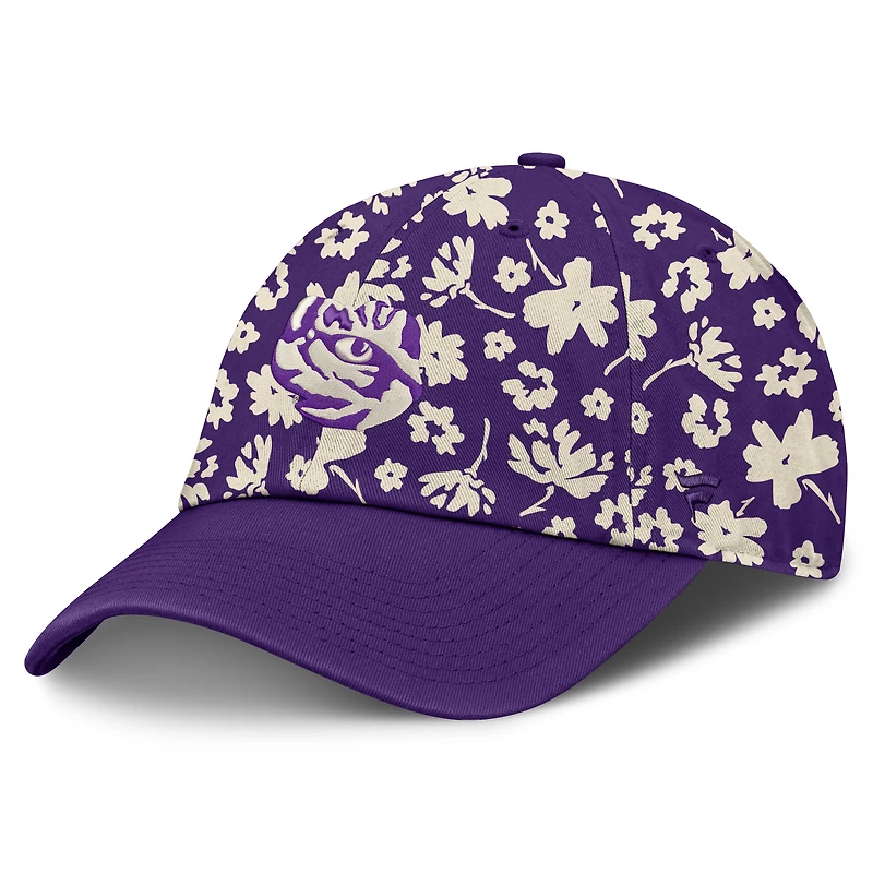 Casquette ajustable Fanatics violette LSU Tigers Blossom pour femme