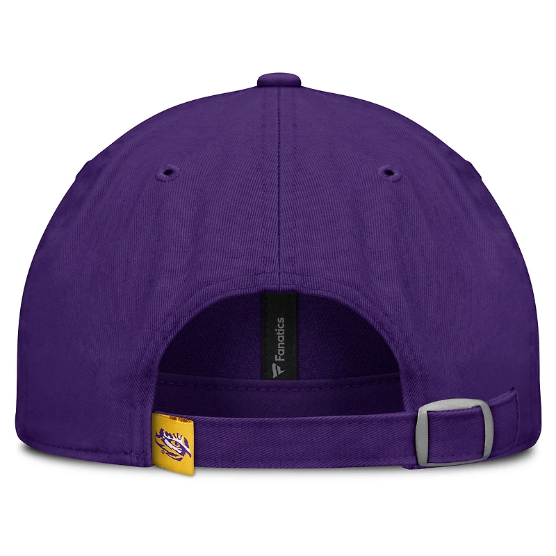 Casquette ajustable violette LSU Tigers Fanatics pour femmes
