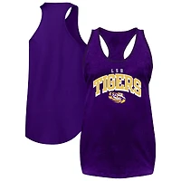 Débardeur Arch violet grande taille pour femme Fanatics LSU Tigers