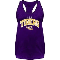 Women's Fanatics Purple LSU Tigers Plus Arch Tank Top