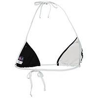 Haut de bikini LSU Tigers Play Action G-III 4Her by Carl Banks pour femmes, noir/blanc