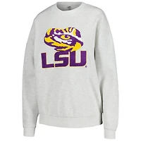 Gameday Couture Ash LSU Tigers Team Effort Sweat-shirt et short pour femme